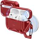 ESR for AirPods Pro 3 Case (2025), Compatible with Airpods Pro 3rd Generation Case (USB-C Cable), Magnetic Lid, MagSafe Ready, Powerful Drop Protection, Cyber Series, Red