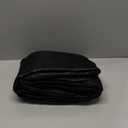 Satin Sheets California King [4-Piece, Black] Luxury Silky Bed Sheets - Extra Soft 1800 Microfiber Sheet Set, Wrinkle, Fade, Stain Resistant - Deep Pocket Fitted Sheet, Flat Sheet, Pillow Cases, Black