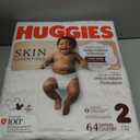 Huggies Size 2 Diapers, Skin Essentials Baby Diapers, Size 2 (12-18 lbs), 192 Count (3 Packs of 64)