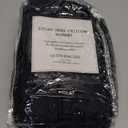 Fancy Collection Queen-King Easy Fit Bed Ruffle wrap Around Elastic Bed Skirt with 17" Drop New Easy Install Solid Black New