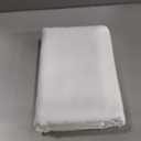 NICETOWN White Sheer Window Scarf 216 inch Extra Long 2 Panels, Soft Voile Textured Bed Canopy Scarf Curtains for Event Designs/Home Decor, 60 inches Wide,