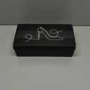 Mysoft Women's Pumps 2 Inch Chunky Block Heel Pointed Toe Ankle Strap Slingback Wedding Party Dress Shoes (8.5, Black Nubuck)