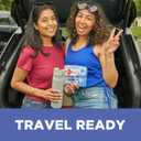 BAND-AID Brand Travel Ready Portable Emergency First Aid Kit for Minor Wound Care, Perfect for Home, Car, Travel, Camping Essentials & Outdoor Emergency Kit, 80 Pieces, EXP: 2026-03-31