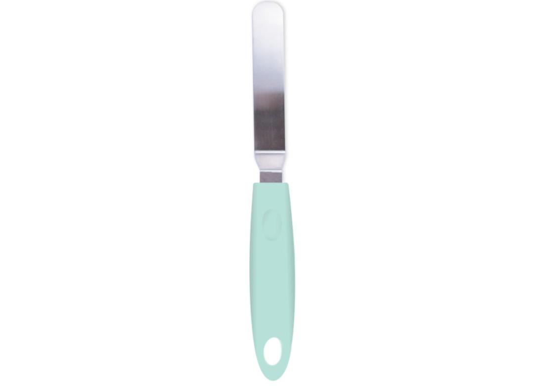 Scrapcooking Stainless Steel Mini Angled Spatula - 21cm