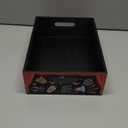 Movie Night Snack Trays Movie Night Supplies Popcorn Snack Holder for Countertop Movie Theater Wooden Snack Storage Reusable Basket Tray for Valentines Date Night Family Movie Night (Movie Time)