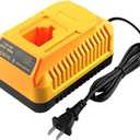 Powilling DC9310 Fast Charger Replacement for Dewalt 18V Battery Charger DC9096 DC9098 DC9099 DC9091 DC9071 DE9057 DW9096 Compatible with Dewalt 18V XRP NI-CD/NI-MH Battery(Not for Lithium Battery)