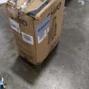 Coolife Medium Checked Luggage Hardside PC+ABS Suitcase with TSA Lock, Lightweight Rolling Carry On with Spinner Wheels(Charcoal, 24in)