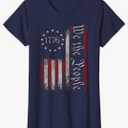 Vintage Old American Flag Patriotic 1776 We The People USA T-Shirt,3XL