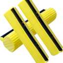 Sponge Roller Mop Head Refills, Pack of 3 Absorbent Sponge Pads Replacement, 38cm(15")-Yellow