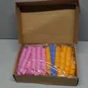 TUPARKA 30 Pack Spiral Curls No Heat Hair Rollers Kit with Styling Hooks for Extra Long Hair up to 22 Inch (Yellow & Pink)