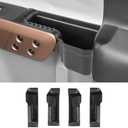 Canvcle Door Handle Storage Box for 2022-2025 2026 Ford Maverick Accessories, Front Rear Door Side Storage Insert Tray Organizer Grab Handle Pocket Container 4PCS