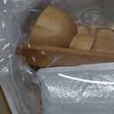 Emojoy Bamboo Cake Stand with Lid, 11in Round Cake Stand with Dome, Versatile Dessert Table Display Set, Cake Display Stand with Acrylic Dome, Charcuterie Boards for Birthday, Party