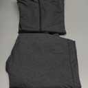 JWM Men's Cotton Sweatsuit Set - Full Zip Hoodie & Jogger Pants Soft Casual Loungewear Gym Travel Outfit with Zipper Pockets (Dark Grey)