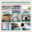 FEBU Swedish Dishcloths for Kitchen | 5 Pack Fresh Flowers Reusable Paper Towels Washable | Swedish Dish Towels | Non-Scratch Cellulose Sponge Cloths | No Odor, Biodegradable Cleaning Cloths