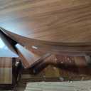 LITTLE TREE Round Dining Table for 4-6 People, 47 Inches Dining Room Table with Wooden Pedestal Base, Brown Dinner Tables, Circle Kitchen Tables for Dining Room, Kitchen, Living Room(Table Only)