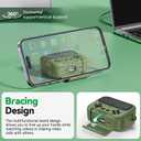 Inesore for Airpods Pro 3 Case Cover with Cleaner Kit,with Lock for Airpod Pro 3 (2025),Classic Cool Funny Game Console Hard Air Pods Pro 3 Case for Men Boy(Military Green)