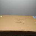 47.24" Round Dining Table for 4-6 Person, Round Kitchen Table with Wood Top, Circle Dinner Pedestal Tables with Metal Legs for Dining Room Kitchen (White Marble)