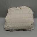 AveLom Beige Seersucker Duvet Cover Set King Size (104 x 90 inches), 3 Pieces (1 Duvet Cover + 2 Pillow Cases), Ultra Soft Washed Microfiber, Textured Duvet Cover with Zipper Closure, Corner Ties