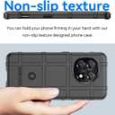 Case for OnePlus 11 Case, One Plus 11 5G PHB110 Case, Military Grade Shockproof Heavy Duty Rugged TPU Cover and Camera Lens Protection Phone Case for OnePlus 11 5G Black