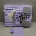 JANUA Pilates Board - Pilates Reformer Set, Multi-Purpose Foldable Pilates Reformer Board for Home, 5 in 1 Pilates Sliding Board (Purple)