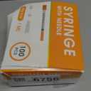 100 Pack 1ml Syringes with Needle-30Ga 5/16 Inch, Individually Sealed Packaging