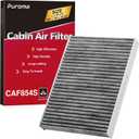 Puroma Cabin Air Filter with Activated Carbon, Replacement for CF11854, CAF1941P, Nissan: 27277-4BU0A and B7277-4BU0A, Compatible with Nissan Qashqai, Rogue, Rogue Sport
