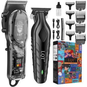 Hair Clippers for Men, Cordless Hair & Beard Trimmer, USB Rechargeable, Lightweight Design for Smooth Operation, Low Noise Grooming Kit
