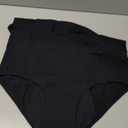 Neione Women Incontinence Underwear, Cotton Leakproof Panties for Heavy Flow Period & Postpartum, High-Waisted Full Briefs (3X-Large, Black)