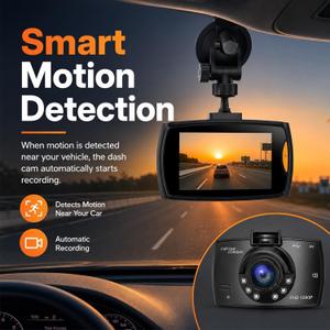 2.4-inch 1080p High-Definition Dash cam for Cars with Super Night Vision, 24-Hour Video Recording, 120° Large Wide-Angle dshqweqwjfhsdjfff