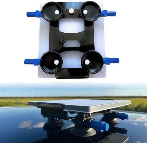 AntenaFix Starlink Mini Mount | Low-Profile Suction Cup Mount for Dish | Secure Mounting Kit for RVs, Vans, Boats, and Vehicles | Weather-Resistant and Durable