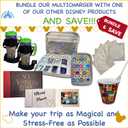 MultiCharger for MagicBand+, MagicBand + & Magic Band Compatible with FuelRod and Other External Battery. Disney World Accessories for Trip to Disneyland or Cruise (USB-A, 2-Pack)