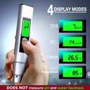 2025 All-New 4 in 1 Tds Meter Digital Water Tester - Accurate and Reliable TDS EC & Temp(C,F) Meter - 0-9999ppm - Professional Testing for Drinking Water, RO/DI System, Aquariums 
