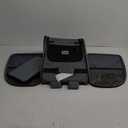 Lekebobor Large Cat Backpack Carrier Expandable Pet Carrier Backpack for Small Dogs Medium Cats Fit Up to 18 Lbs, Dog Backpack Carrier, Foldable Puppy Backpack Carrier for Travel, Hiking,Grey (12.6"L x 11.2"W x 16.5"H)