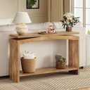 47.2" Entryway Console Table with Storage Shelf, Farmhouse
