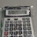 Desktop Calculator 12-Digit with Extra Large LCD Display, Big Buttons for Accounting & Office/School/Home Use - Dual Power (Solar/Battery)