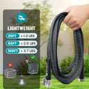 Garden Hose 50ft Ultra-Light, Kink-Free, High-Pressure, Abrasion-Resistant, Durable, All-Weather, Eco-Friendly