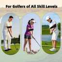 Golf Grip Trainer with Swing Correcting Arm Band - Black Combo Set Improves Golf Swing Skills and Stable Accuracy, Helping to Train Correct Hand and Arm Positioning, Suitable for Golfers of All Levels