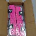 Toddler Ice Skates, Kids Ice Skates, Adjustable Ice Skates for Kids, Upgrade Double Blade Ice Skates for Toddlers, Suitable for Toddler Beginner Skating Training (Pink)