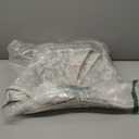 GENIMO 5FT Round Area Rugs for Living Room, Circle Rugs Machine Washable Low Pile, Chenille Non Slip Vintage Rug for Bedroom, Dining Room, Home Office, Light Taupe Brown