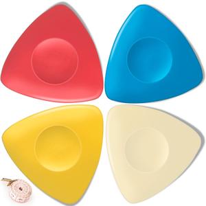 4 Pack Tailors Chalk, Sewing Chalk for Fabric, Professional Washable Triangle Fabric Marker for Quilting, Crafts, Sewing Supplies Accessories