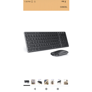 seenda Bluetooth Keyboard and Mouse Combo for Mac, SKM64-2 Rechargeable Slim Wireless Keyboard Mouse Compact, 3 Multi-Device Connection, Compatible for Mac, MacBook Pro/Air, iPad, iPhone, Black Gray