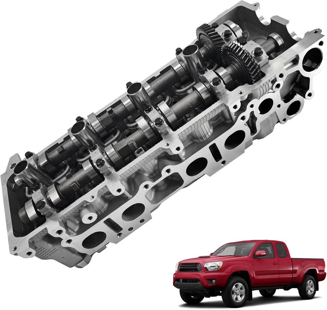 11101-79276 Cylinder Head Assembly 8 Ports Compatible with Toyota Tacoma 2.4L 2.7L 1995-2000 4Runner 2.7L 1996-2000 T100 2.7L 1994-1998 2RZFE 3RZFE Replace # 1110179276