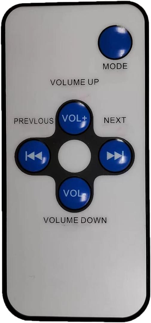 Adjustable Volume and Tone Remote Control, Remote Control Distance 0-8m