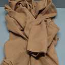 Women's Long Sleeve Maxi Cardigan Open Front Oversized Knitted Sweater Coat Casual Lapel Warm Overcoat with Pockets, S