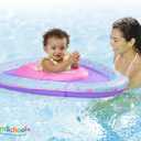 SwimSchool Infant Baby Pool Floats, Free Swimming, Super Buoyant  Ages 6-24 Months  Multiple Colors/Styles  Adjustable Canopies and Seats, Splash & Play Baby Floaties (Lil Narwal)
