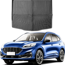Cargo with Backrest Mat Compatible with 2020 2021 2022 2023 2024 Ford Escape