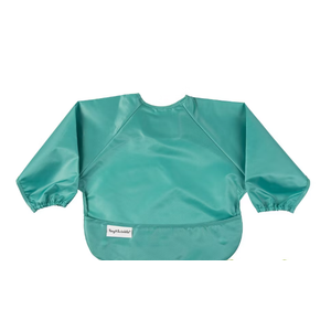 Tiny Twinkle Long Sleeve Bib for Babies & Toddlers | Waterproof Smock Bib for Eating | Machine Washable & Mess-Proof Feeding Essentials | Newborn Shower Gift (Rainforest,6-24M)