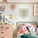 Playroom Banner Felt Pennant Flag, Playroom Decor for Boys Room Kids Nursery Toddler Room Classroom Decorations, Kids' Pennants & Banners, 12x14 Inch