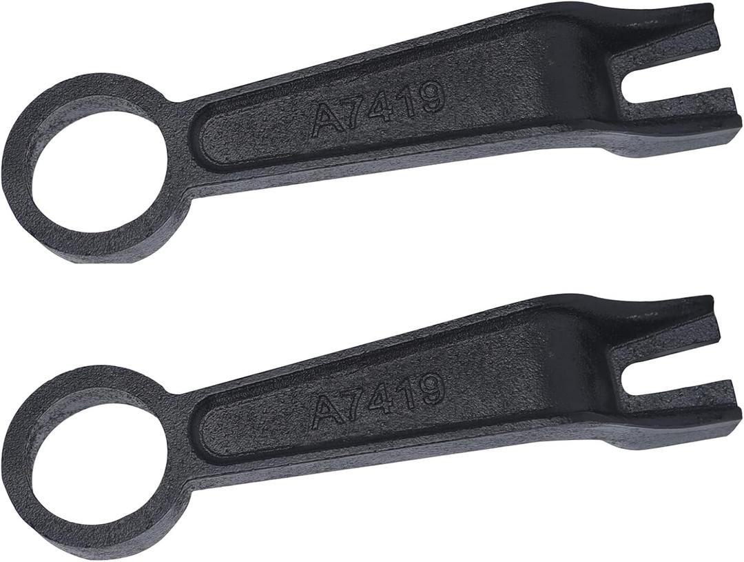 2 Pack 1307419A Bolt On Andiron Compatible for Vermont Castings Wood Stoves Replacement Defiant Encore 2140 0028 2190 2550 Wood Stoves