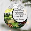 Retirement Gifts - Retirement Gift for Women, Men - Retired Ornament - Retired Gifts for Coworker, Boss, Employee, Teacher, Nurse, Friends, Women, Men - Stained Glass Christmas Ornament - Design C